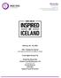 February 18 23, USA Reykjavik, Iceland with optional extension to Lapland, Finland. Travel Agent Group Trip