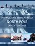 NORTH POLE EXPEDITION 2018