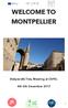WELCOME TO MONTPELLIER