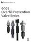 9095 Overfill Prevention Valve Series