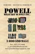Factory Direct made in the U.S.A. Catalog issue 325. Powell. Military supply inc.