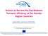 Actions to Narrow the Gap Between Transport Efficiency of the Danube Region Countries