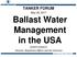 Ballast Water Management in the USA