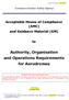 Authority, Organisation and Operations Requirements for Aerodromes