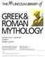 GREEK & ROMAN MYTHOLOGY