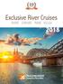 Exclusive River Cruises