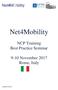 Net4Mobility. NCP Training Best Practice Seminar November 2017 Rome, Italy
