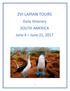 ZVI LAPIAN TOURS. Daily Itinerary SOUTH AMERICA June 4 June 21, 2017
