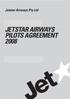 PROPOSED JETSTAR AIRWAYS PILOTS AGREEMENT 2008