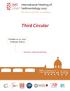 Third Circular. International Meeting of Sedimentology October 10-12, 2017 Toulouse, France. ims2017.sciencesconf.org