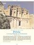From the Tourist s Map of Jordan: Petra: A Living Museum of Civilizations Abdul Muhsin Ar-Rikaby