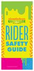 RIDER SAFETY GUIDE. Printed June Viacom International Inc. All Rights Reserved. SpongeBob SquarePants created by Stephen Hillenburg.