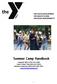 Summer Camp Handbook. Haverhill YMCA Camp Tricklin Falls Plaistow Community YMCA