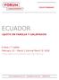 ECUADOR QUITO EN FAMILIA Y GALÁPAGOS! 9 days / 7 nights February 23 March 2 (Arrival March 3) (Travel dates to be confirmed upon flight booking)