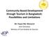 Community Based Development through Tourism in Bangladesh: Possibilities and Limitations