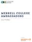Merrell College AMBASSADORS