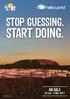 STOP GUESSING. START DOING. ON SALE. Field of Light Uluru