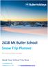 2018 Mt Buller School Snow Trip Planner