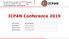 ICPAN. ICPAN Conference. Client Name. Meg Bumpstead. Date of Event September Proposal Date 21st August, 2017