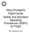 Navy Annapolis Flight Center Safety and Standard Operating Procedures (SOPs) for Flight