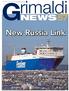 New Russia Link NEWS 57. MoS in the Med upgraded XV Euro-Med Convention QUARTERLY PUBLICATION OF THE GRIMALDI GROUP