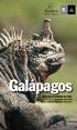 Galápagos. WITH AN EXTENSION TO PERU December 7-16, 2012 Aboard National Geographic Endeavour