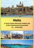 Malta A travel report about the student trip of the Gymnasium Donauwörth
