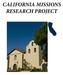 CALIFORNIA MISSIONS RESEARCH PROJECT