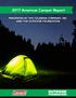 2017 American Camper Report PRESENTED BY THE COLEMAN COMPANY, INC. AND THE OUTDOOR FOUNDATION