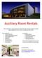 Auxiliary Room Rentals