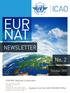 EUR NAT NEWSLETTER. No. 2. October EUR/NAT Regional Cooperation. Updates from the ICAO EUR/NAT Office