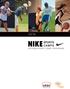 2016 NIKE SPORTS CAMPS INTERNATIONAL CAMP PROGRAMS TABLE OF CONTENTS