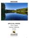 BROCHURE. APPLE HILL WOODS 118 +/- Acres Camino, California. Presented by Jim Copeland