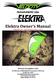 Elektra Owner s Manual VERSION 1.0 Updated November, 2014