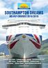 YOUR PERSONAL CRUISE SPECIALIST. southampton dreams. no-fly Cruises 2018/2019