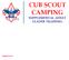 CUB SCOUT CAMPING SUPPLEMENTAL ADULT LEADER TRAINING