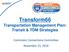 Transform66 Transportation Management Plan: Transit & TDM Strategies