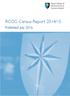 RCOG Census Report 2014/15. Published July 2016