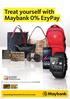 Treat yourself with Maybank 0% EzyPay