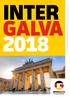 THE MUST ATTEND EVENT FOR THE WORLDWIDE GALVANIZING INDUSTRY