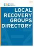 LOCAL RECOVERY GROUPS DIRECTORY