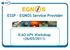 ESSP EGNOS Service Provider. ICAO APV Workshop (26/05/2011)