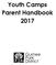 Youth Camps Parent Handbook 2017