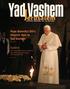 Pope Benedict XVI s Historic Visit to Yad Vashem