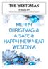 THE WESTONIAN. 19th December, 2017 FREE JOINT PUBLICATION BY WESTONIA CRC & SHIRE OF WESTONIA