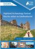 Events guide Iùl thachartasan. Highland Archaeology Festival Fèis Arc-eòlais na Gàidhealtachd