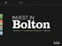 Bolton Council Invest in Bolton. Welcome INVEST IN