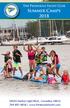 The Peninsula Yacht Club Summer Camps 2018