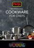 PROFESSIONAL COOKWARE FOR CHEFS. Suitable for use with the following: