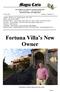 Fortuna Villa s New Owner